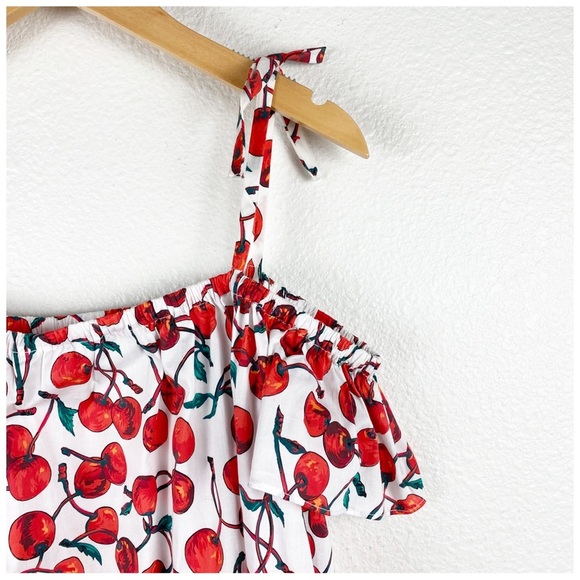 Milly Minis Girls Cherry Eden‎ Cold Shoulder Size 12 - Picture 4 of 10